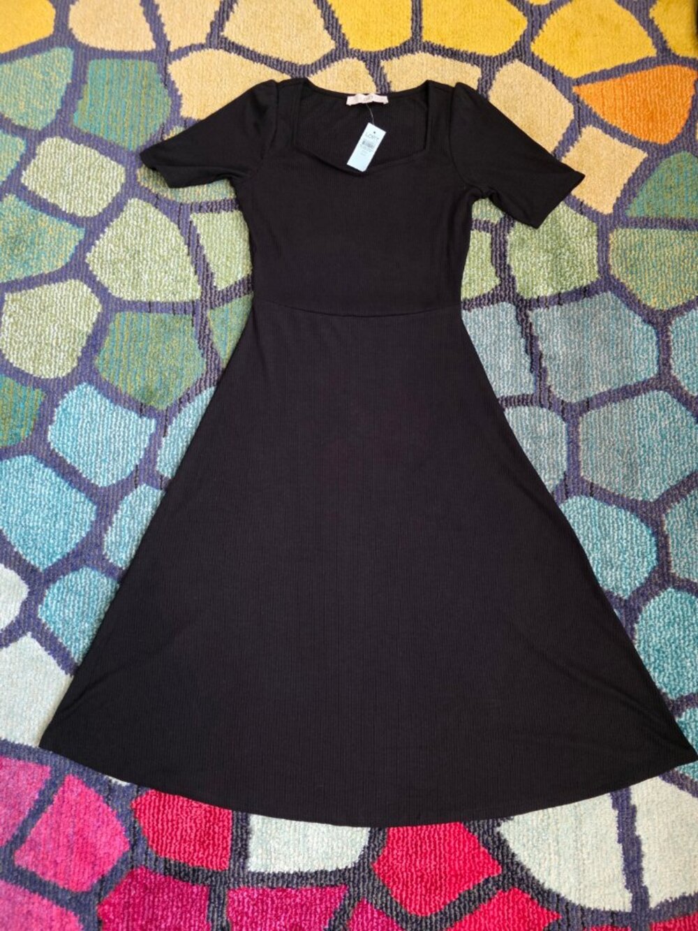 Loft Sweetheart Midi Dress